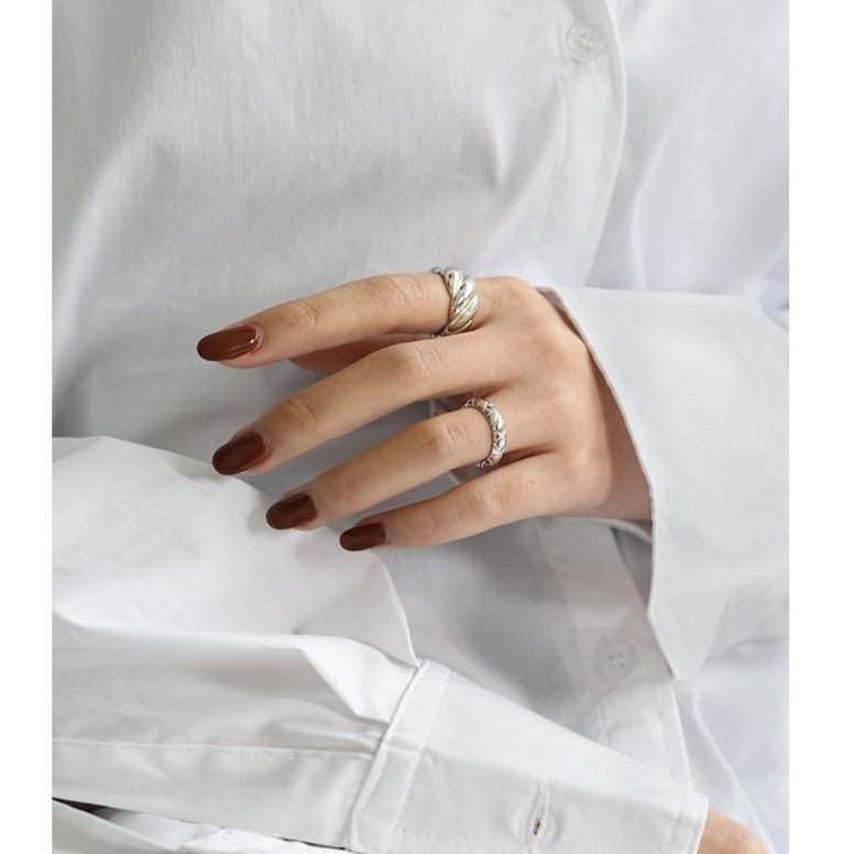 Domes Croissant Ring