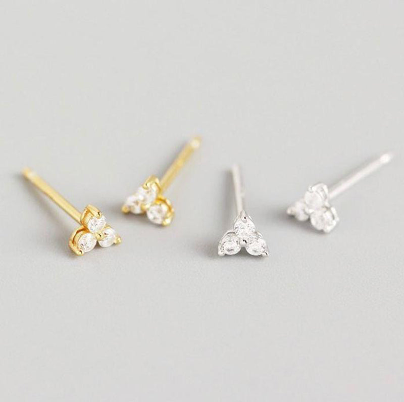 Gem Triangle Stud